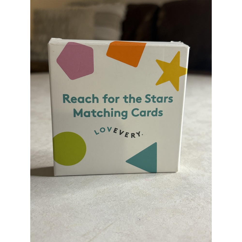 Lovevery Reach for the Stars Matching Cards - Multi Color